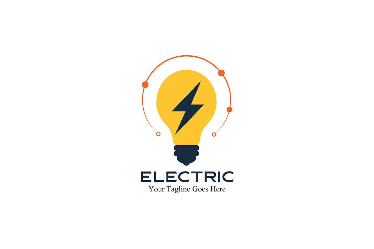 Lightbulb & Electric Logo Design, a Branding & Logo Template by YUDesignStore (Photo 1 of 8)
