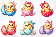 Baby chicken Easter day sublimation, an Illustration by RobertsArt (Thumbnail 2 of 7)