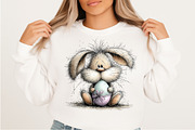 Whimsical Easter Bunny Clipart, an Illustration by Craft Nest (Thumbnail 7 of 11)