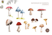 Watercolor autumn forest, a Seasonal Illustration by LeriaArt watercolor (Thumbnail 4 of 9)