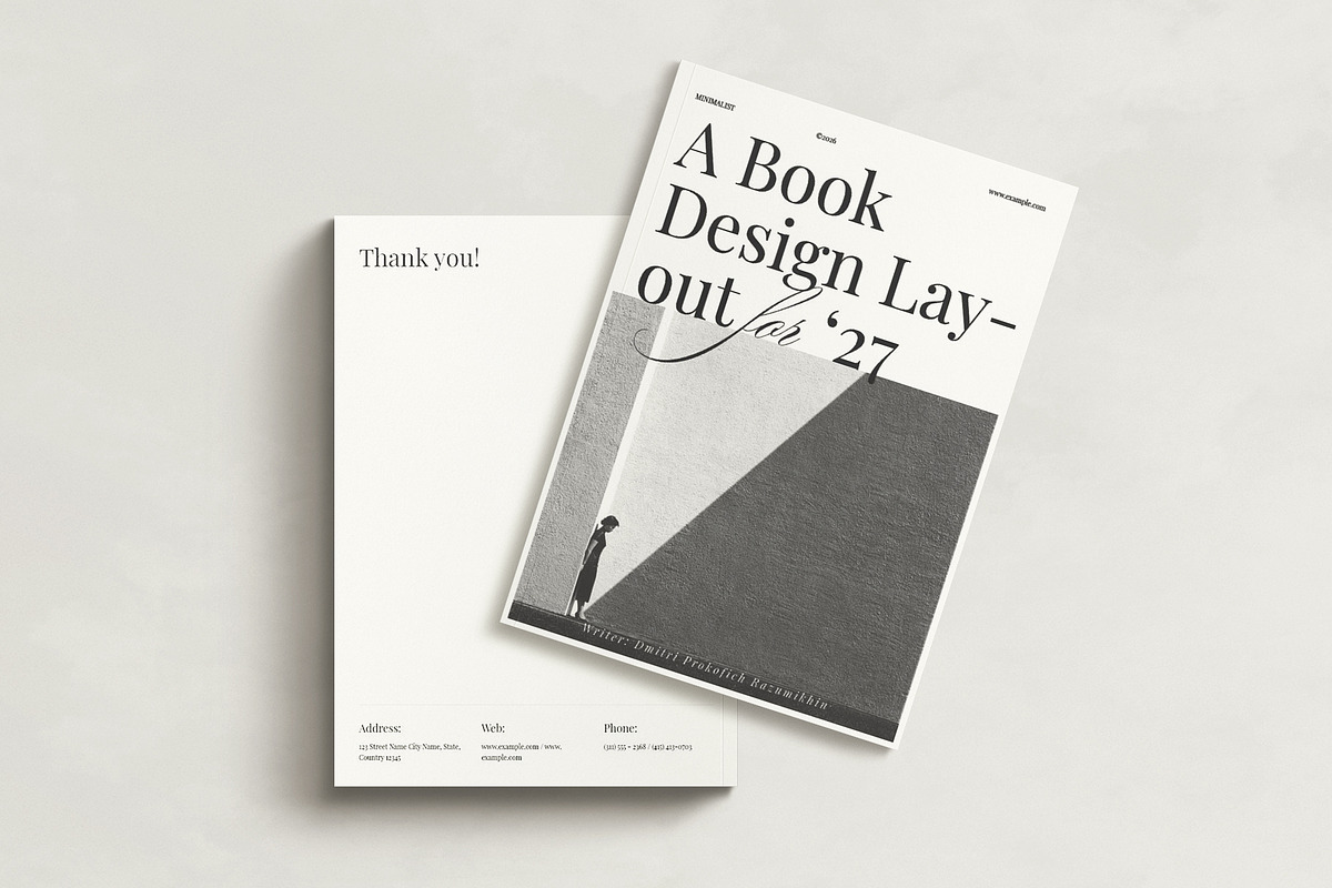 Book Layout Brochure Design Template, a Brochure Template by ArtisanaAura (Photo 11 of 11)
