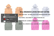 Vintage Cut Off Hoodie Mockup PSD, a Hoody Mockup by std.badboy (Thumbnail 3 of 4)