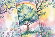 Colorful Woodland, a Background Graphic by Curve Design (Thumbnail 5 of 7)