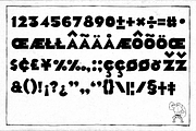 Ponderous - Regular Outline, a Font by dawnland (Thumbnail 3 of 3)