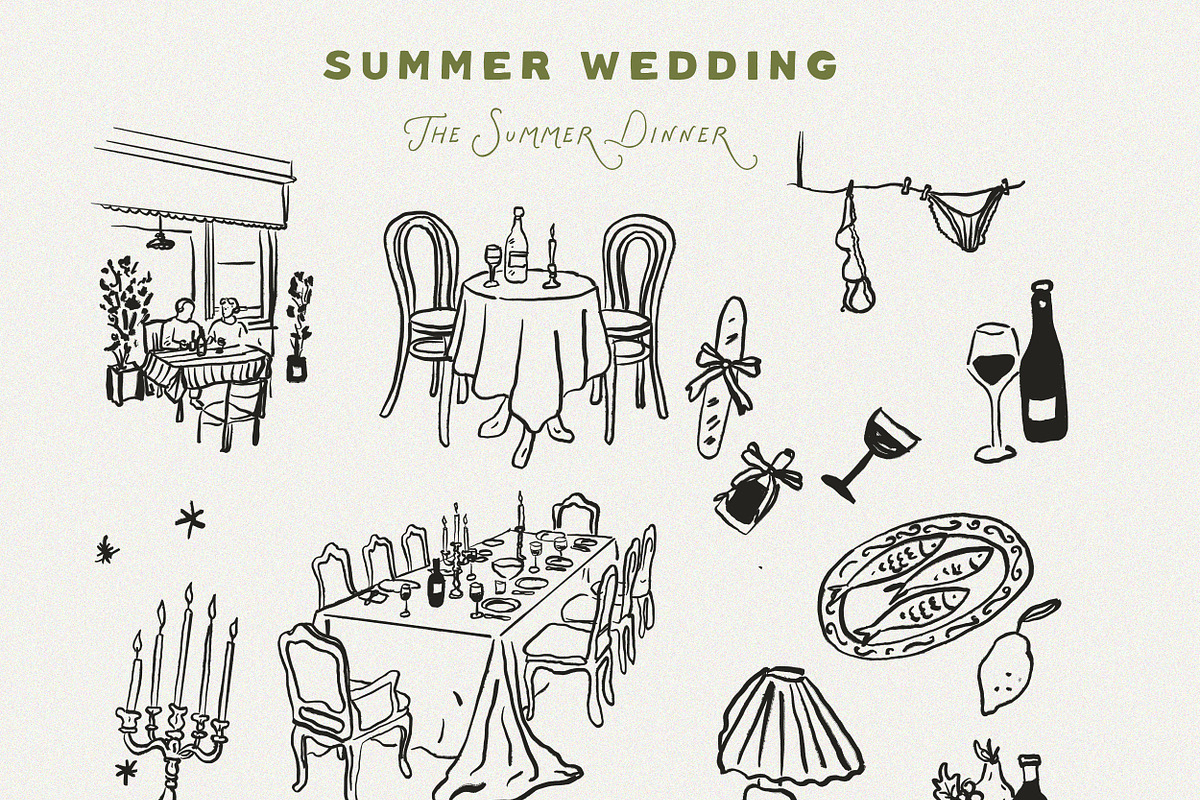 Hand Drawn Frames & Summer Icons, an Object Graphic by Laras Wonderland (Photo 4 of 13)