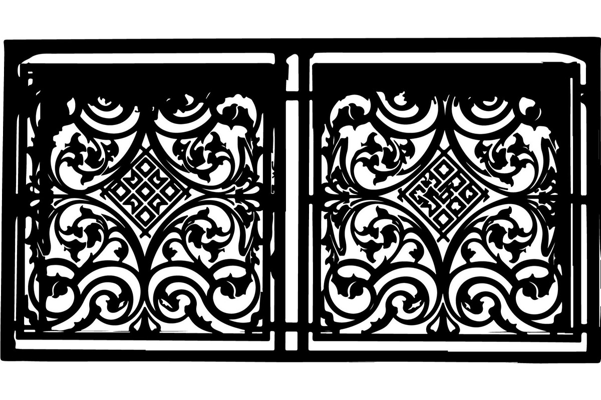 Ornamental Scroll Engraving Panel, a Decorative Illustration by Designer_Momina (Photo 12 of 20)