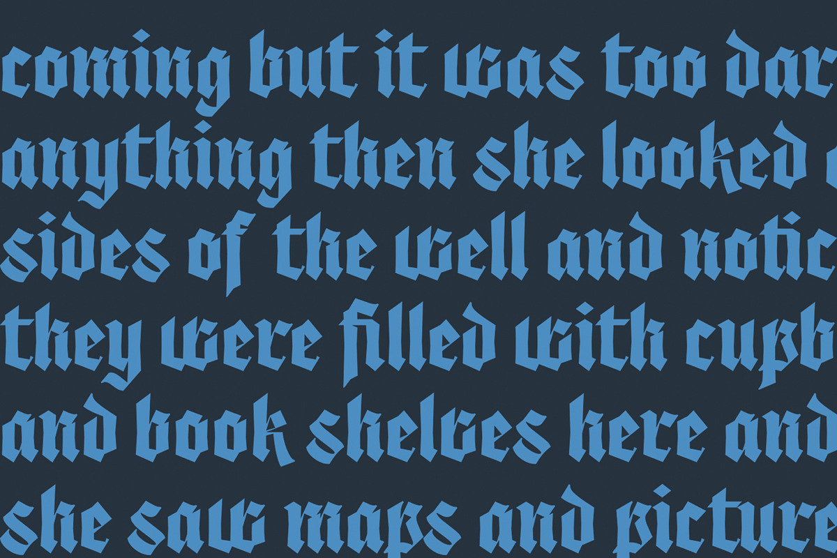 Origen Family Font, a Blackletter Font by Alex_Camacho_Studio (Photo 4 of 7)
