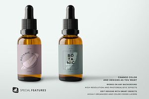 Essential Oil Packaging Mockup