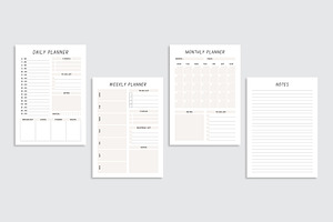 CANVA Daily, Weekly And Monthly Plan