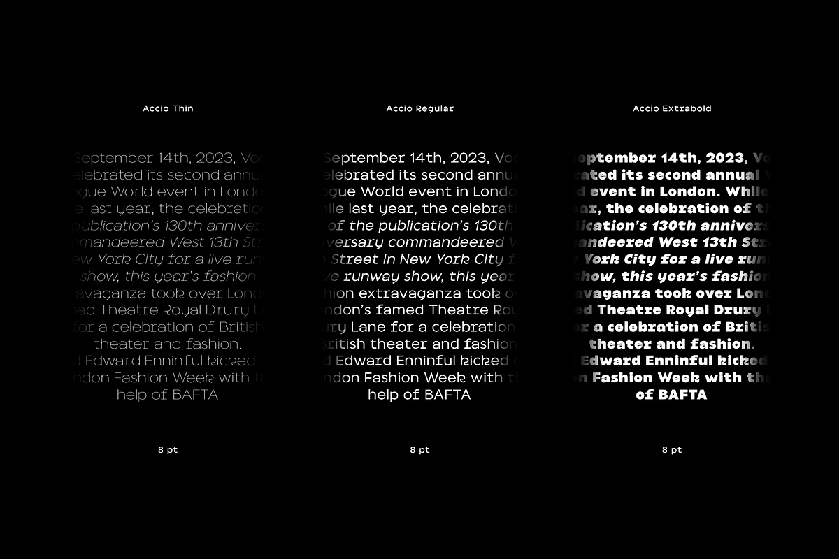 Accio - A Modern Sans Serif Typeface, a Sans Serif Font by Jehoo Creative (Photo 9 of 15)