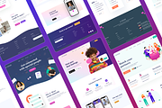 A-MORE Dating Landing Page Kit, a Landing Page Template by Uiroll (Thumbnail 5 of 6)