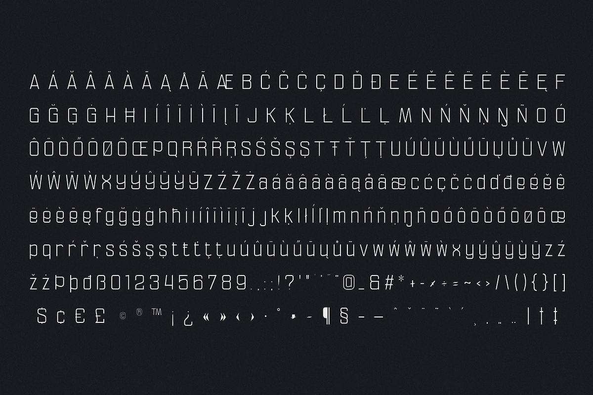 Ethere - Futuristic Sans - 162 fonts, a Sans Serif Font by VP Fonts (Photo 25 of 27)