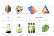 Watercolor Science Clipart, Teachers, an Education Illustration by BrushstrokeArtGB (Thumbnail 4 of 9)