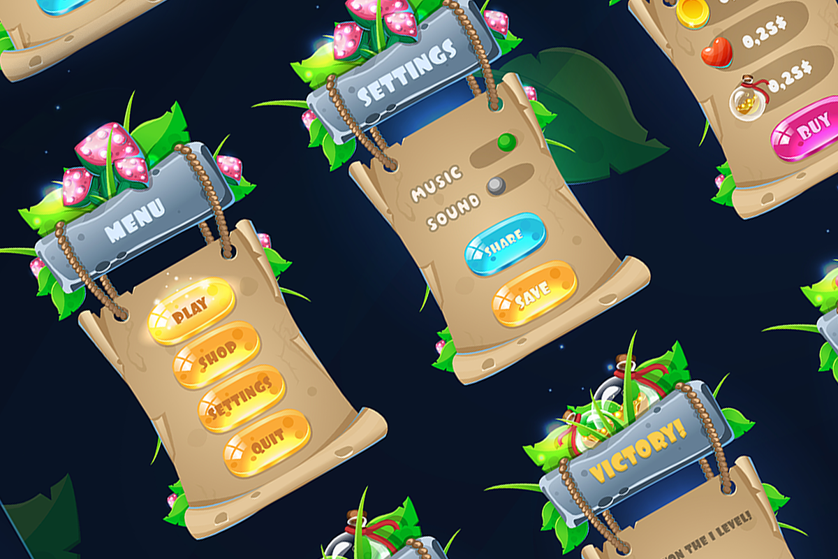 Magic fantasy Dreamy GUI., a Templates & Theme by JUBO (Photo 1 of 3)