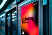 Subway Billboard Mockup with LED, an Advertising Mockup by Mego-studio (Thumbnail 3 of 3)