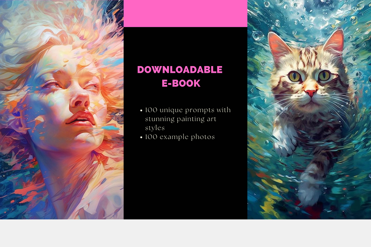 100 Midjourney Painting Prompts, a Decorative Illustration by Artimind Studio (Photo 5 of 5)