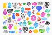Floral Season Collage Illustrations, an Illustration by LarysaZabrotskaya (Thumbnail 10 of 12)