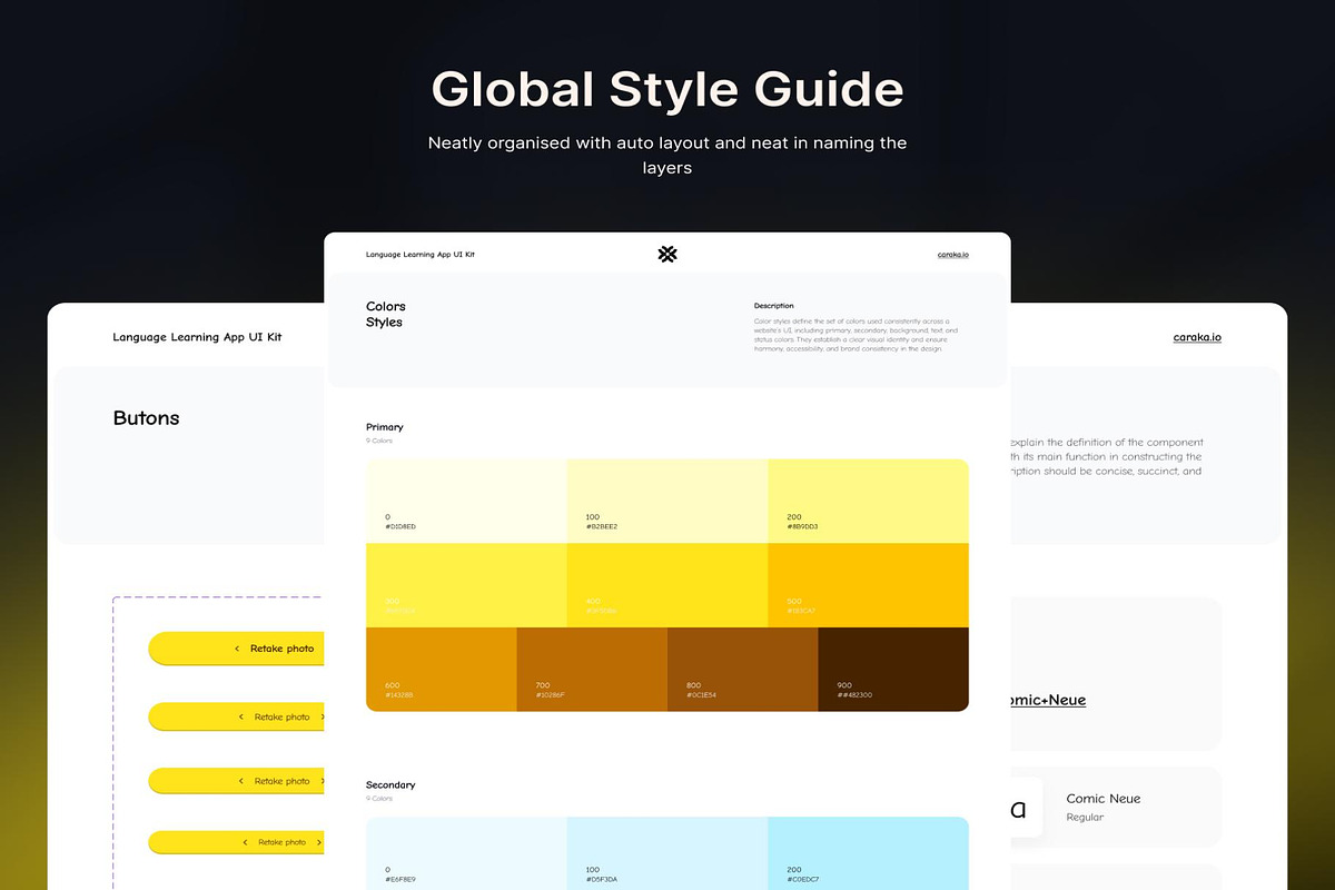 Banano Language Learning App UI Kit, an UI Kit Template by Lumina_ui_ux202 (Photo 4 of 8)