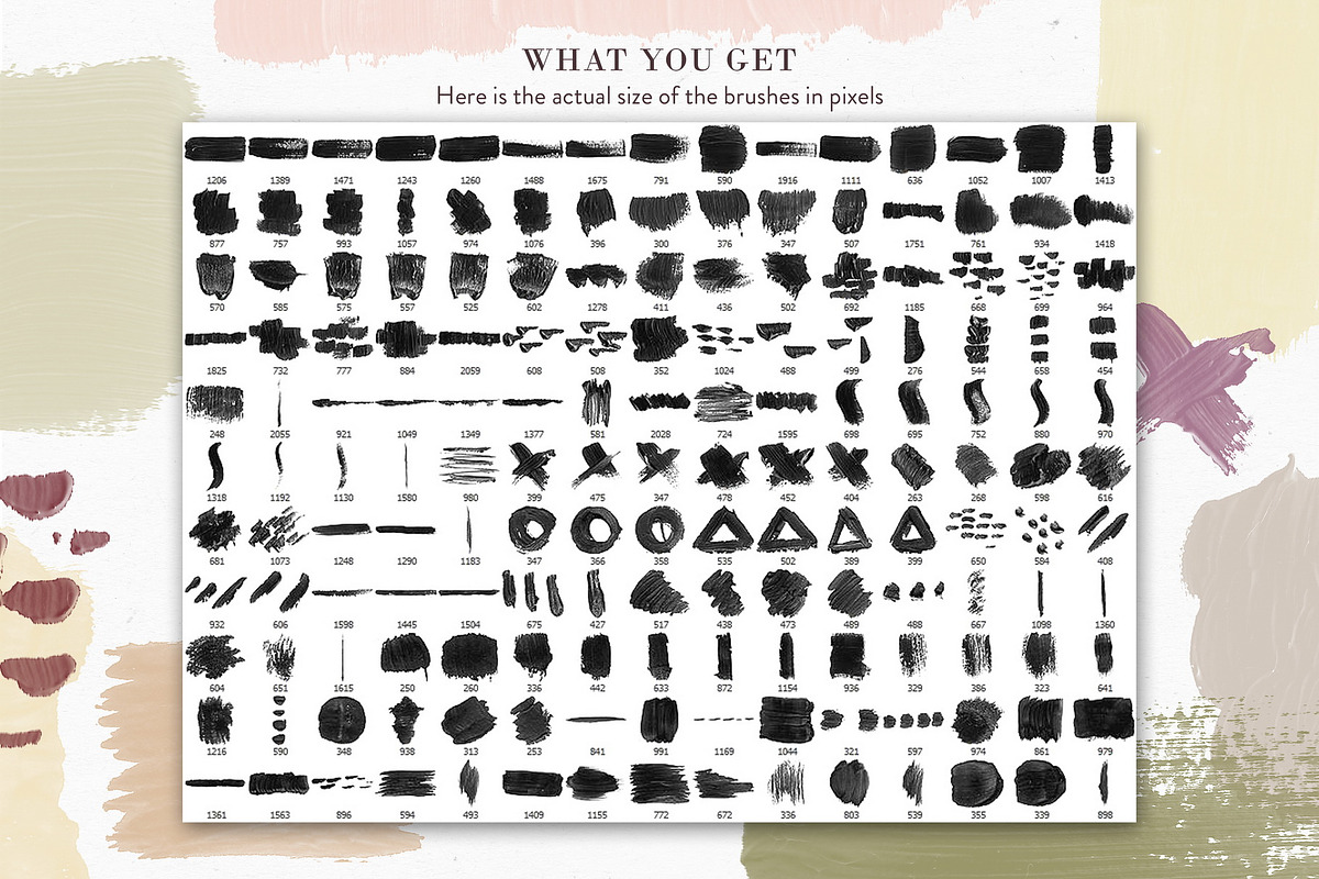All Photoshop Stamp Brushes Bundle, a Brush Add-On by Struvictory.art (Photo 16 of 37)