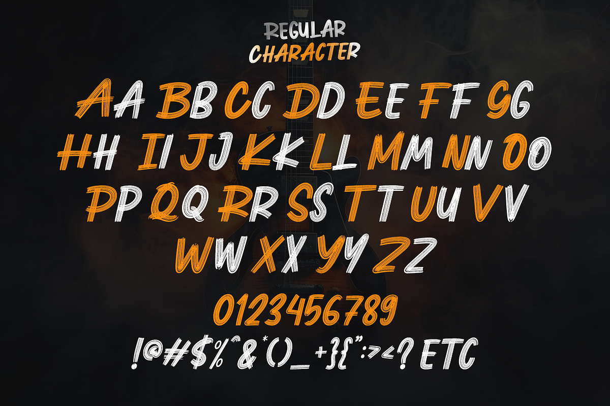 Rock Hustle - Brush Font, a Handwritten Font by Letterara (Photo 9 of 11)