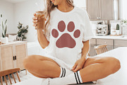 Brown Paw Print PNG, Digital, an Illustration by SharpMarketplace (Thumbnail 9 of 9)