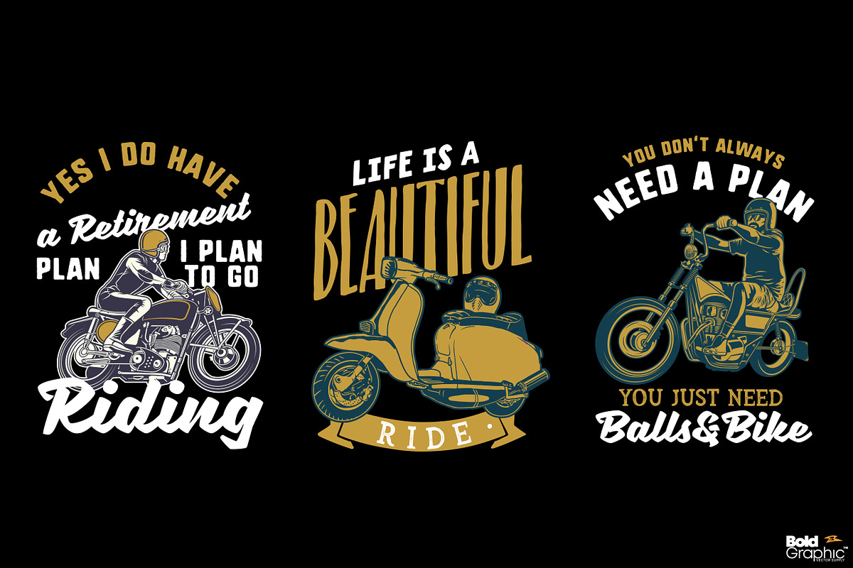 ULTIMATE MOTORCYCLE BUNDLE, a Transportation Illustration by The BolzStudio (Photo 12 of 32)