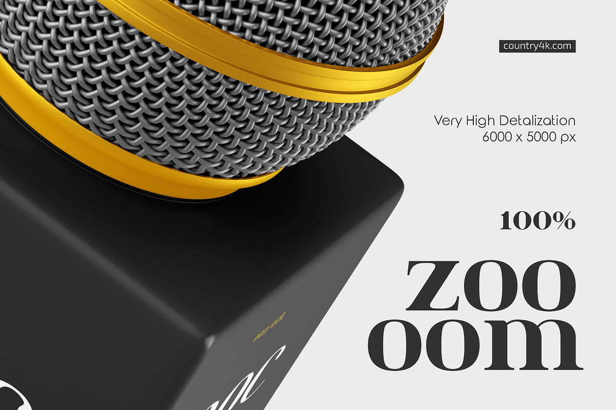 Microphone Mockup Set, a Device Mockup by Country4k (Photo 3 of 4)