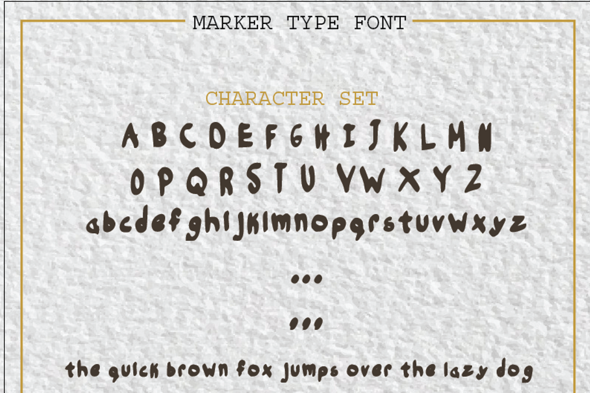MAKE YOUR MARK FONT preview 3