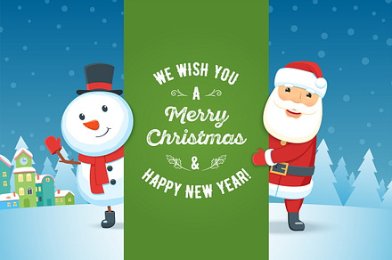 Christmas card template