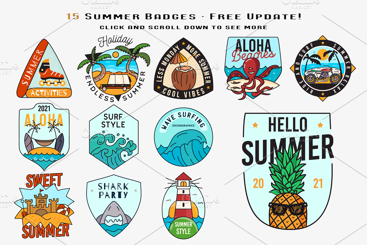 Simple Camp Scenes Logo Creation Kit, a Branding & Logo Template by JeksonGraphics (Photo 5 of 24)