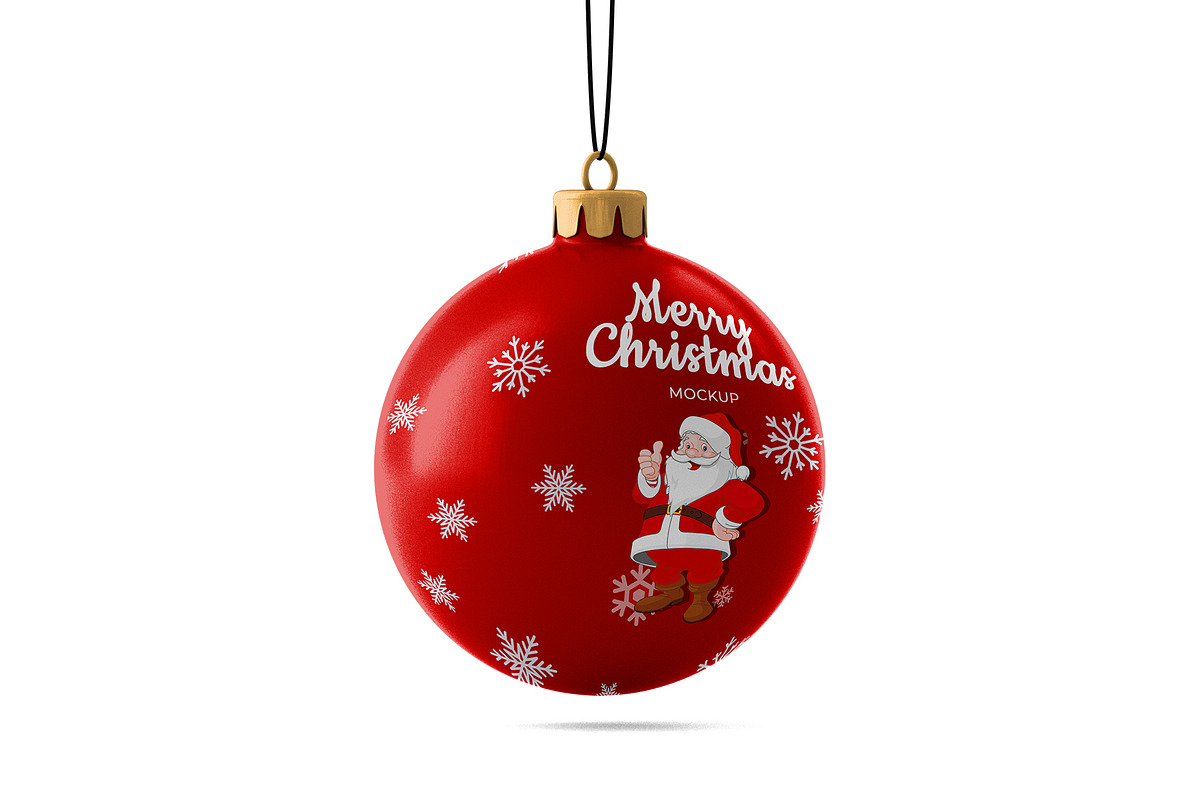 Christmas Ball Mockup, a Mockup by mockupbuys (Photo 10 of 16)