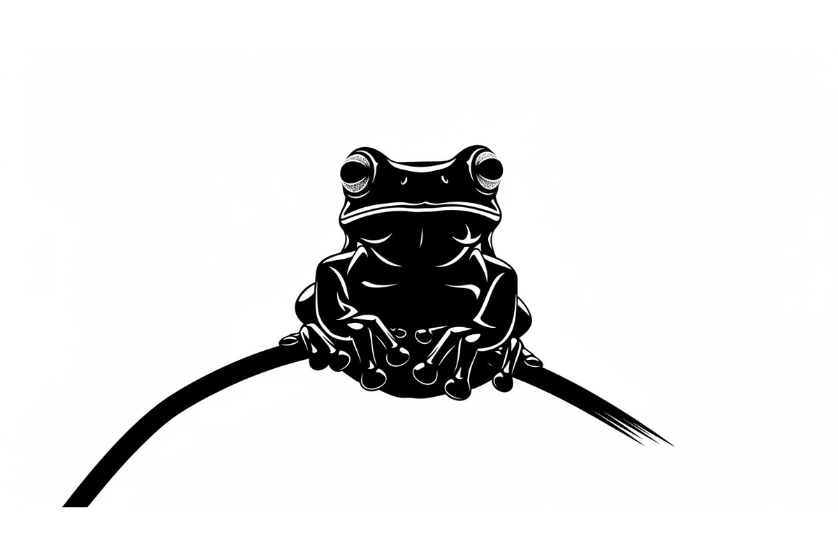 Frog Silhouette Vector Bundle, an Illustration by jahid234 (Photo 39 of 46)
