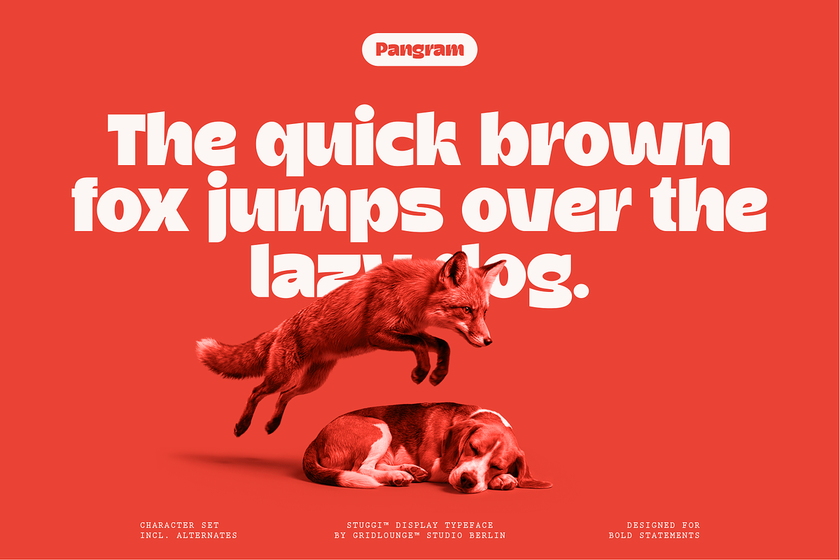 Stuggi – Modern Display Font, a Sans Serif Font by Gridlounge (Photo 5 of 17)
