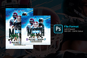 American Football Flyer Template, a Flyer Template by bunebx (Thumbnail 2 of 5)