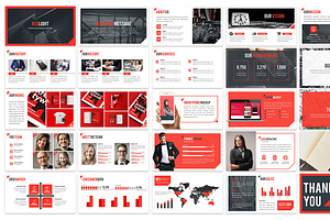 Redlight - Bold Powerpoint Template