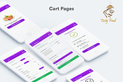 Food Order Mobile App UI, a Templates & Theme by 3djagan (Thumbnail 4 of 7)