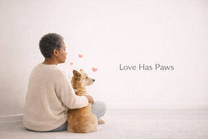 Pawlentines day theme with woman and, a Photo by Dvoevnore photos