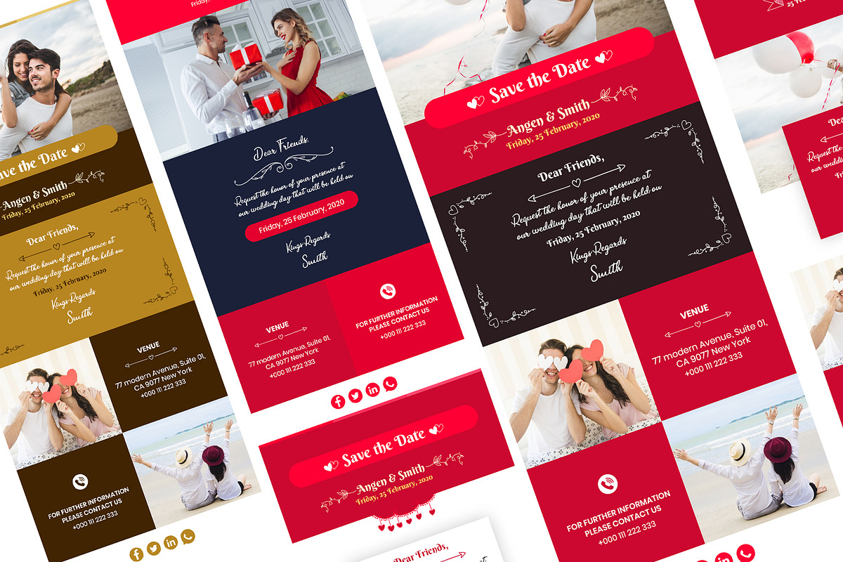 Wedding Invitation Email Template, an Email Template by RiveupDigital