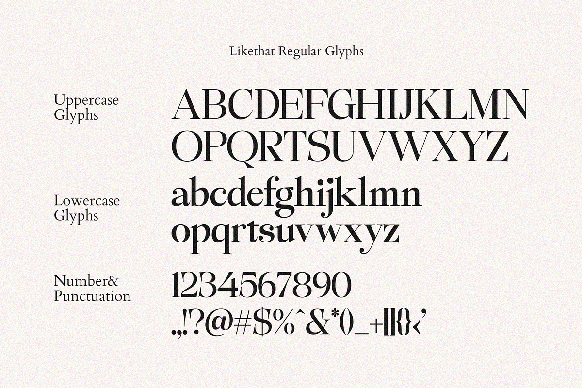Likethat Font, a Serif Font by zeenesia (Photo 18 of 20)
