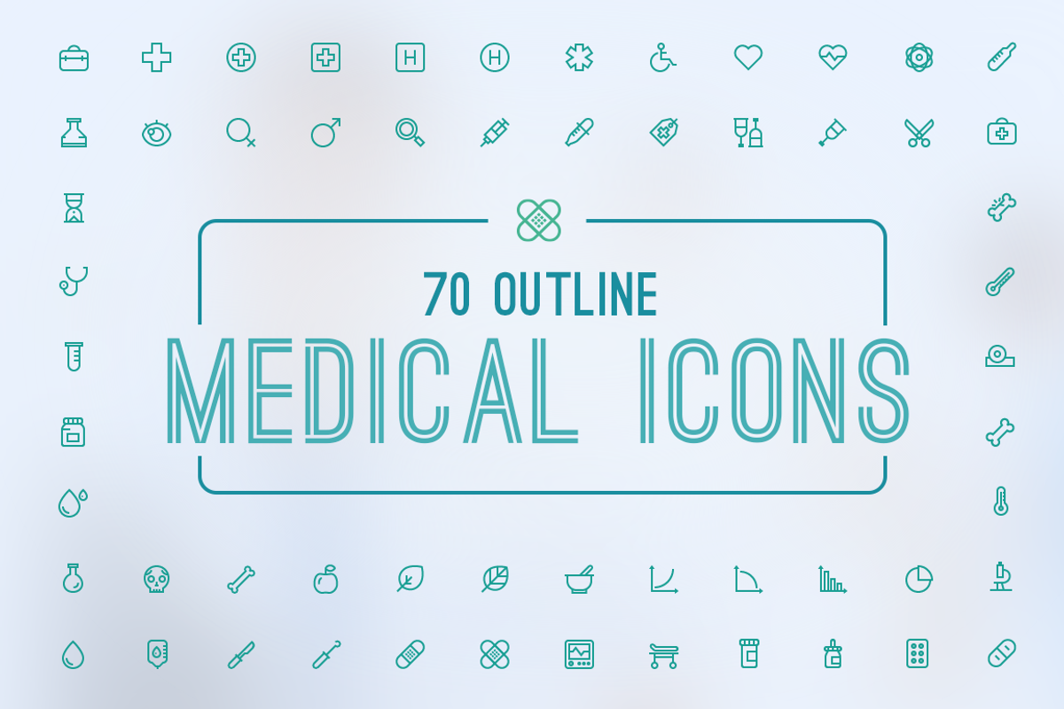 Medical Icons, an Outline Icon by Limitless (Photo 1 of 2)