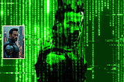 MATRIX CODE —Digital Movie Poster FX, an Action Add-On by Studio Retouch (Thumbnail 3 of 11)
