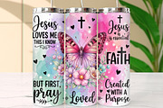 Christian 20oz Skinny Tumbler Wrap, a Seasonal Illustration by Rose Art (Thumbnail 1 of 3)