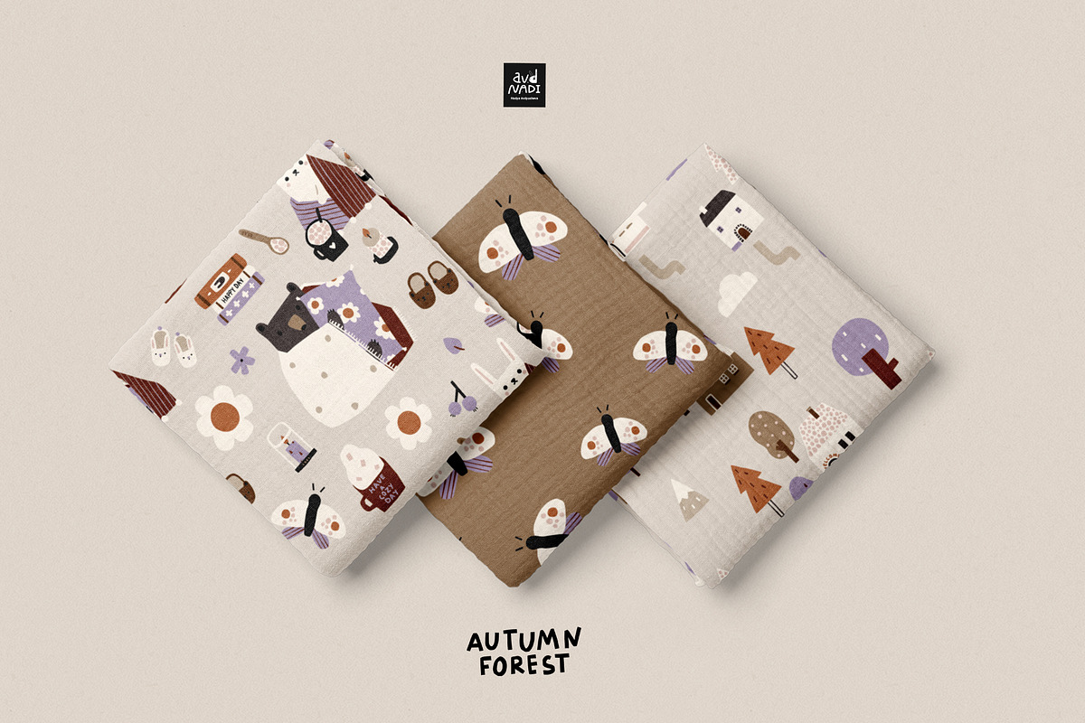 Autumn Forest graphic collection, an Animal Illustration by avdnadi (Photo 9 of 10)