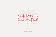California Beautiful Semi-Script, a Font by Callie Rian & Co. (Thumbnail 1 of 12)