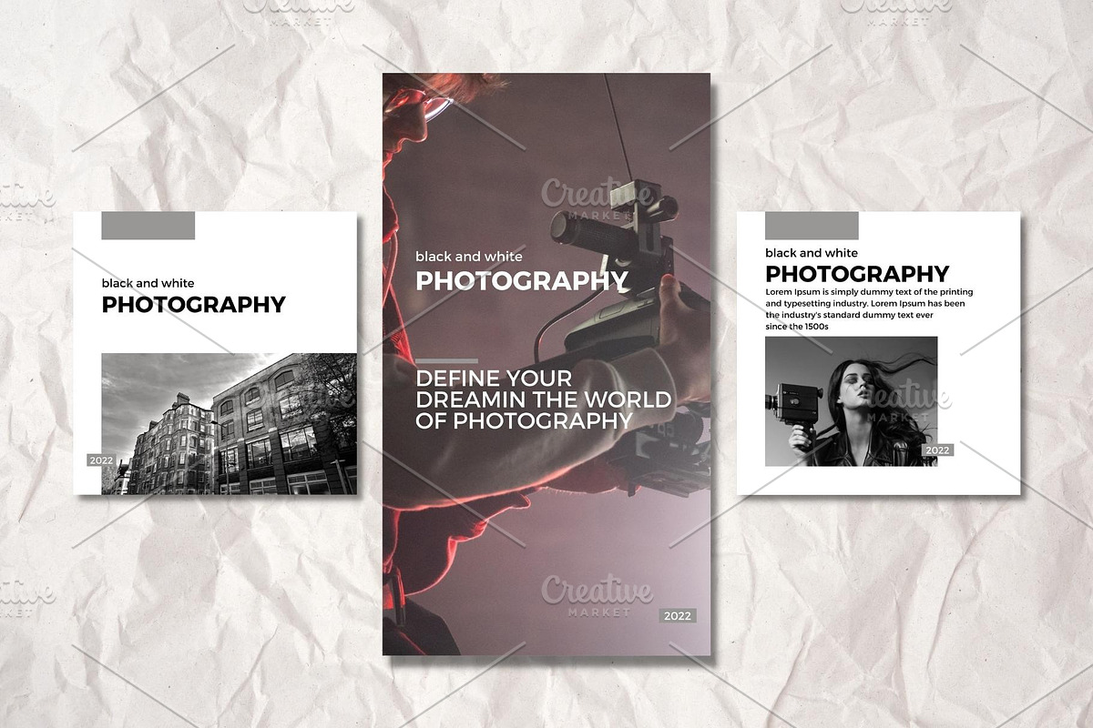 Black and White Photography, a Social Media Template by Aji Gallery (Photo 4 of 20)