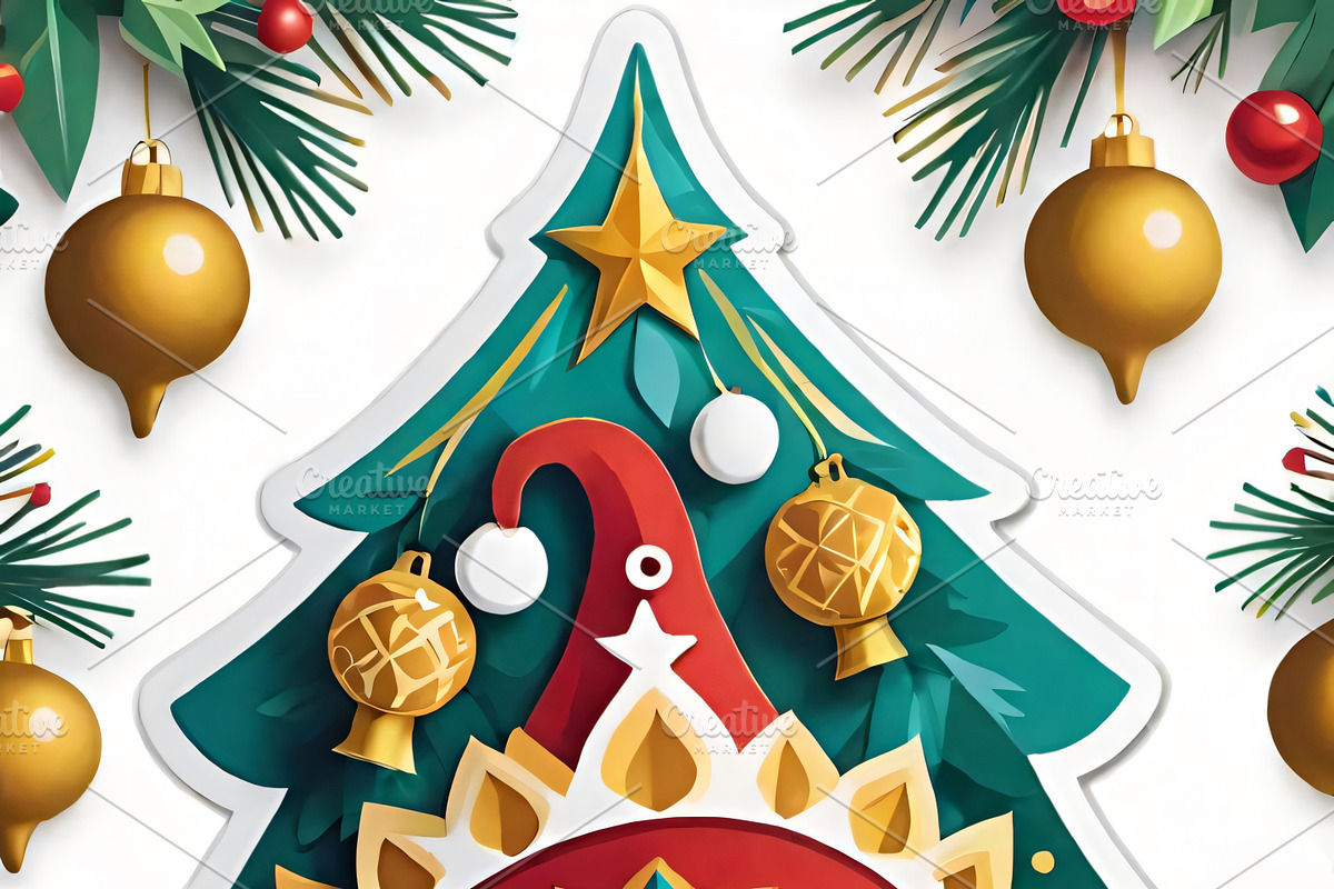 10 Festive Clown Ornaments Bundle, an Illustration by ETARA by Mea Hau (Photo 3 of 6)