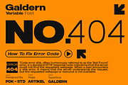 Galdern - Geometric Modern Font, a Sans Serif Font by Pandeka Studio (Thumbnail 8 of 12)
