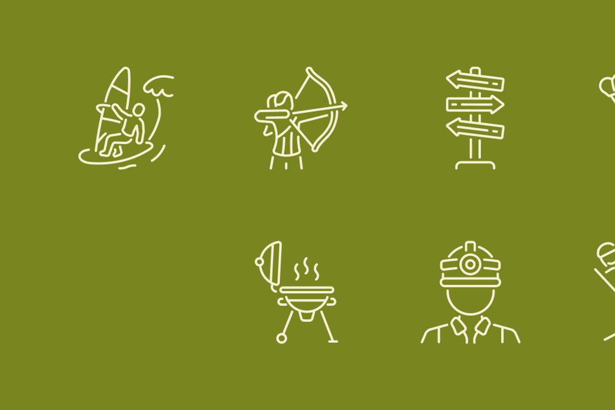 Adventure and Exploration Icon Set, an Outline Icon by Prosymbols (Photo 8 of 8)