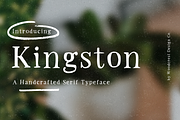 Kingston, a Font by Woodcrest Design Co. (Thumbnail 1 of 2)