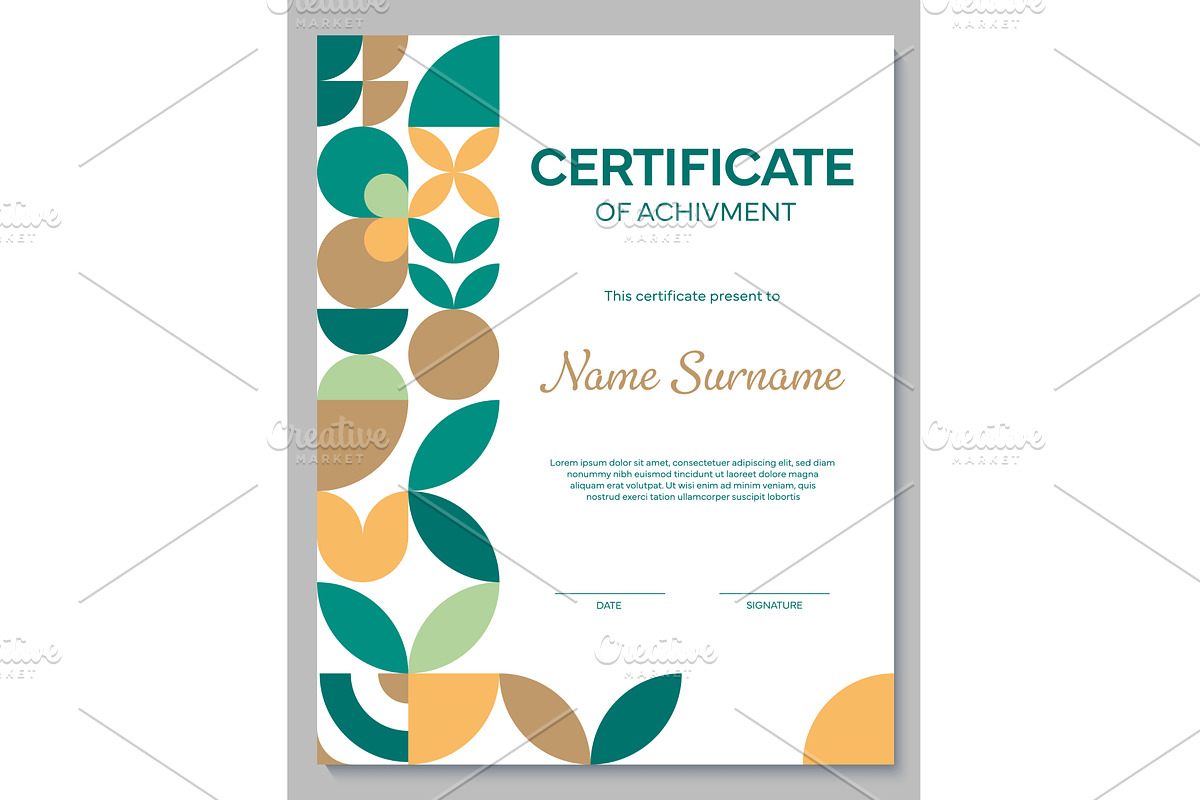 Diploma of appreciation, a Decorative Illustration by Buch&Bee